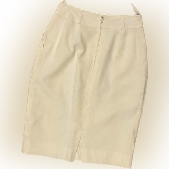 High Waist Mid Length Pencil Skirt - Picture 3 of 6